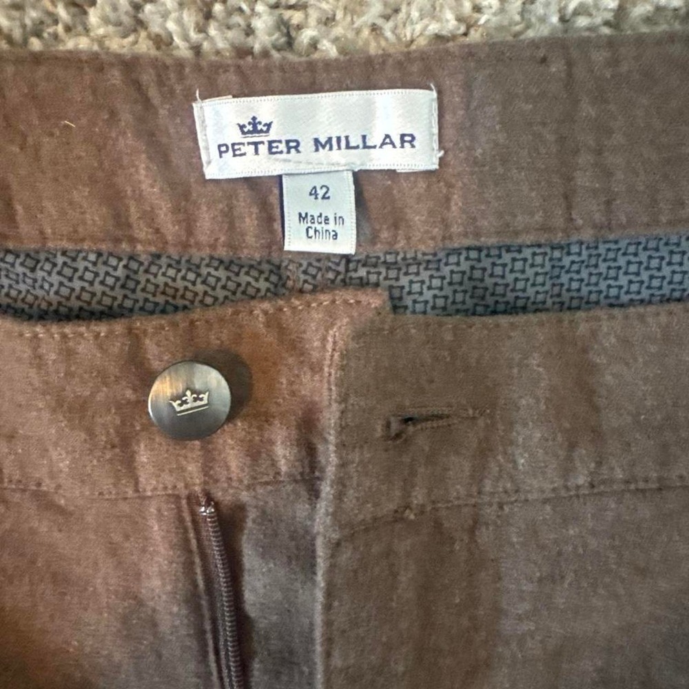 Peter Millar brown pants size 42